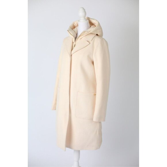 NWT Woolrich Cashmere Blend Down Parka Pink Sz Small $1,050